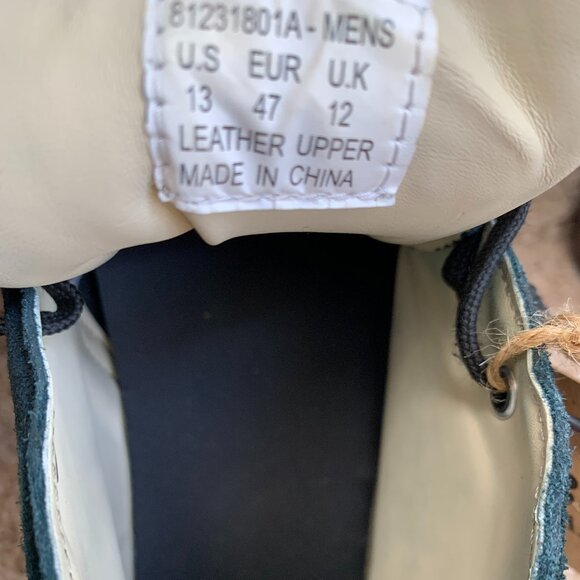 Bob Marley Legend Navy Moc Toe Leather Chukka Boots. - Picture 14 of 14